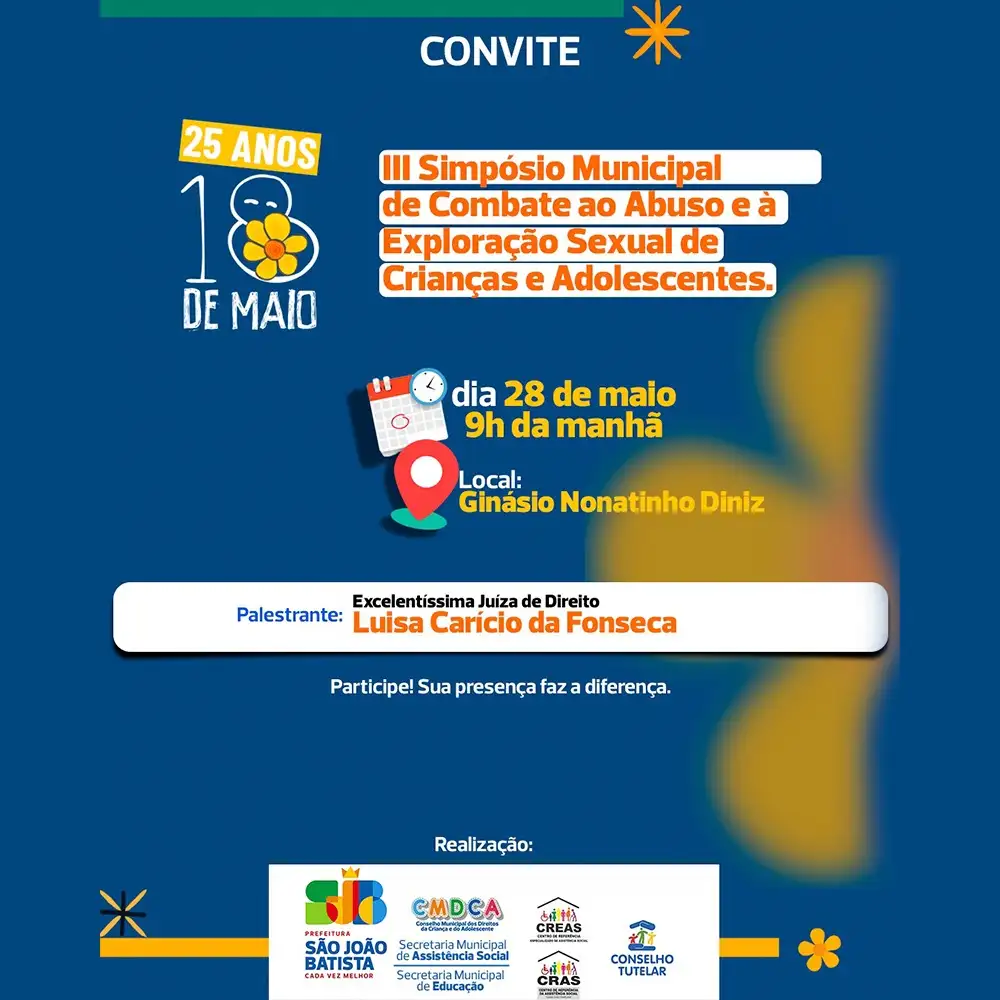 III Simpósio Municipal de Combate ao Abuso e à Exploração Sexual de Crianças e Adolescentes